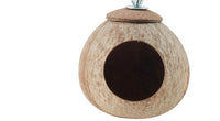 HKM-0857021 Coconut Shell Nest and Vine Set for Climbing Reptiles, 2.3m Vine with Natural Hairy Nest
