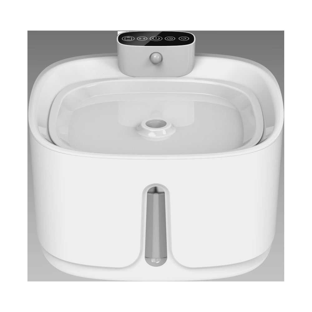 HKM-0857789 Wireless Stainless Steel Smart Pet Water Fountain for Dogs and Cats, 4000 mAh Battery