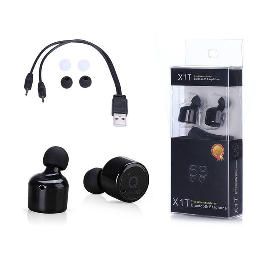 HKM-085779 Bilateral Stereo Bluetooth Headset with Comfortable Earplugs