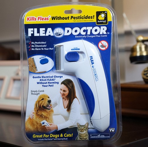 HKM-0858557 Electric Flea and Tick Pet Comb for Safe and Effective Pest Removal