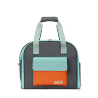 HKM-0859197 Foldable Pull-Rod Backpack for Pets - Nylon Travel Bag, 50-60L Capacity, Available in Gray, Pink, and Khaki