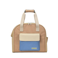 HKM-0859197 Foldable Pull-Rod Backpack for Pets - Nylon Travel Bag, 50-60L Capacity, Available in Gray, Pink, and Khaki
