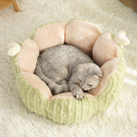 HKM-0860221 Soft and Comfortable All-Season Cactus Cat Litter Kennel for Cats and Dogs - Large and Small Sizes Available
