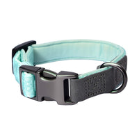 HKM-086099 Adjustable Neoprene Padded Dog Collar with Side-Release Buckle and D-Ring, 1 in Wide
