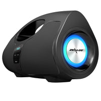 HKM-086227 Portable Bluetooth Speaker with Microphone - Black, 32GB Storage, USB Powered, 10m Range
