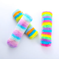 HKM-0862397 Rainbow Plush Cat Pillow Pet Toy - Soft Material, Ideal for Play and Comfort