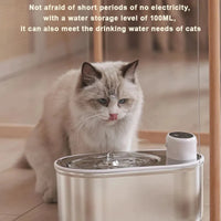 HKM-086355 Stainless Steel Automatic Water Dispenser for Dogs and Cats