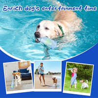 HKM-0865981 Indestructible Water Bottle Dog Toy with Squeaker for Interactive Chewing and Teething Relief