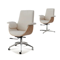 HKM-086611 Modern High Back Leather Executive Swivel Chair for Meeting Rooms and Offices