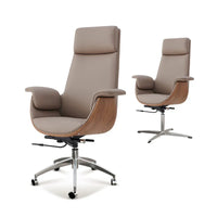 HKM-086611 Modern High Back Leather Executive Swivel Chair for Meeting Rooms and Offices