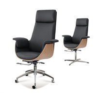 HKM-086611 Modern High Back Leather Executive Swivel Chair for Meeting Rooms and Offices