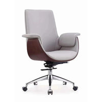 HKM-086611 Modern High Back Leather Executive Swivel Chair for Meeting Rooms and Offices