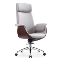 HKM-086611 Modern High Back Leather Executive Swivel Chair for Meeting Rooms and Offices