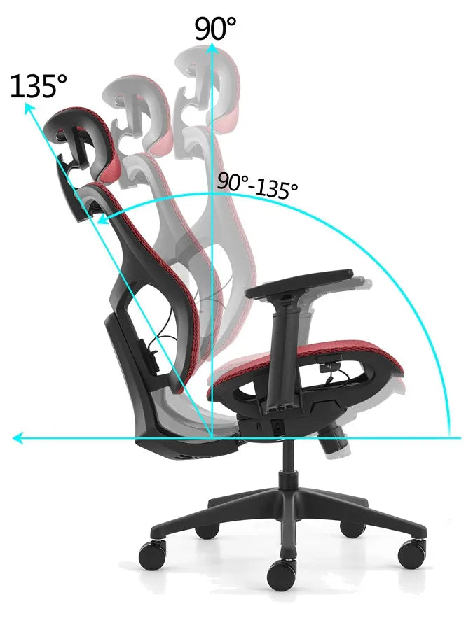 HKM-086675 Ergonomic RGB Swivel Gaming Chair with Adjustable Features for Enhanced Comfort
