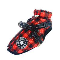 HKM-0866877 Waterproof Reflective Winter Pet Coat with Chest and Back Coverage - Available in Multiple Sizes and Styles