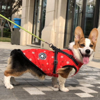 HKM-0866877 Waterproof Reflective Winter Pet Coat with Chest and Back Coverage - Available in Multiple Sizes and Styles