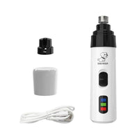 HKM-086803 Electric Dog Nail Clipper with LED Light and USB Charging Cable