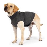 HKM-0868157 Emotional Comfort Double Jacket for Pets - Dark Grey Polyester Fiber