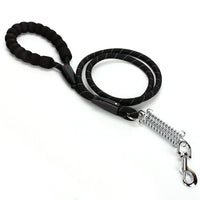 HKM-0868285 Reflective EVA Foam Handle Dog Leash - Strong Durable Nylon Round Rope for Safe Outdoor Use