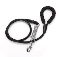 HKM-0868285 Reflective EVA Foam Handle Dog Leash - Strong Durable Nylon Round Rope for Safe Outdoor Use