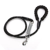 HKM-0868285 Reflective EVA Foam Handle Dog Leash - Strong Durable Nylon Round Rope for Safe Outdoor Use