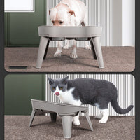 HKM-0868669 Cervical Support Leak-Proof Double Bowl for Cats and Dogs - Available in Multiple Sizes