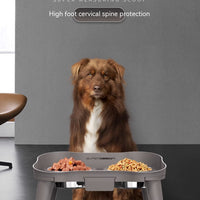 HKM-0868669 Cervical Support Leak-Proof Double Bowl for Cats and Dogs - Available in Multiple Sizes