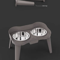 HKM-0868669 Cervical Support Leak-Proof Double Bowl for Cats and Dogs - Available in Multiple Sizes