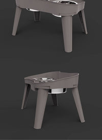 HKM-0868669 Cervical Support Leak-Proof Double Bowl for Cats and Dogs - Available in Multiple Sizes