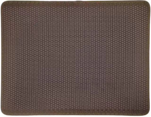 HKM-0870333 Double Layer Cat Litter Mat with Anti-Tracking Design in Multiple Colors