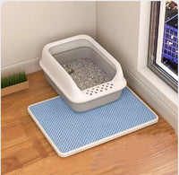 HKM-0870333 Double Layer Cat Litter Mat with Anti-Tracking Design in Multiple Colors