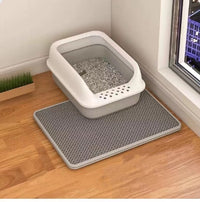 HKM-0870333 Double Layer Cat Litter Mat with Anti-Tracking Design in Multiple Colors