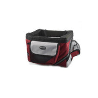 HKM-0870717 Pet Bicycle Carrier Bag for Small Dogs and Cats - Removable Front Basket with Safety Hook, Reflective Strips, and Mesh Pockets
