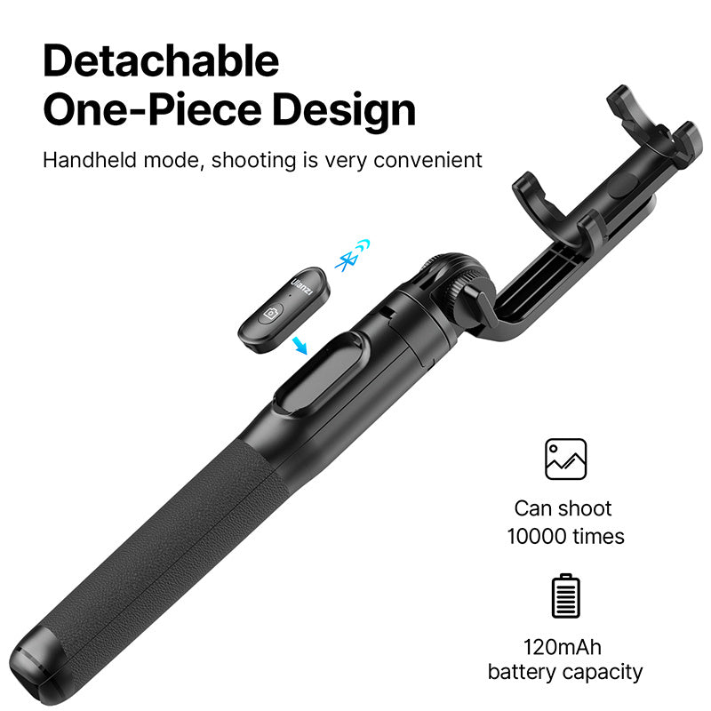 HKM-087123 10M Wireless Selfie Stick Tripod with Bluetooth Remote Control for Smartphones