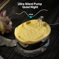 HKM-0871741 Automatic Cat Water Fountain for Dogs and Cats, 1500ml Capacity with Silent Pump and Anti-Slip Design
