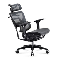 HKM-087187 Ergonomic Full Mesh High Back Executive Office Chair with 3D Armrests and Swivel Function