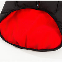 HKM-0873021 Warm Cotton-Padded Vest for Large Dogs with Pocket and Zipper Closure