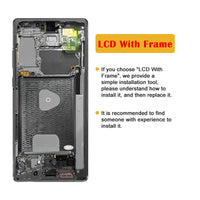HKM-087443 Integrated LCD Display for Note20 5G - 1080x2400 Resolution, Capacitive Touch Screen