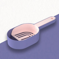 HKM-0875837 Self-Cleaning Cat Litter Shovel - Durable Lightweight ABS Scoop for All Cat Breeds
