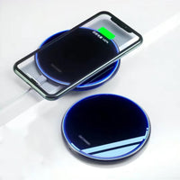 HKM-087763 15W Qi Wireless Charger for iPhone 12, 11 Pro, Xs Max, Mini, X, Xr, 8, Samsung, & Xiaomi - Fast Induction Charging Pad