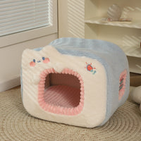 HKM-0878269 Cozy Polyester Sponge Cat Nest for Comfort and Warmth