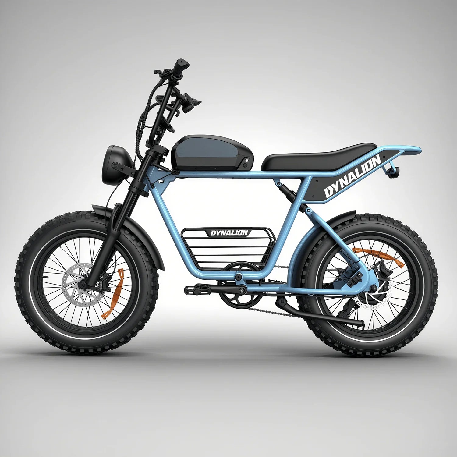 HKM-087827 48V Electric Mountain Bike with 7-Speed Gears, Aluminum Alloy Frame, and 1000W Motor, 20" Fat Tires