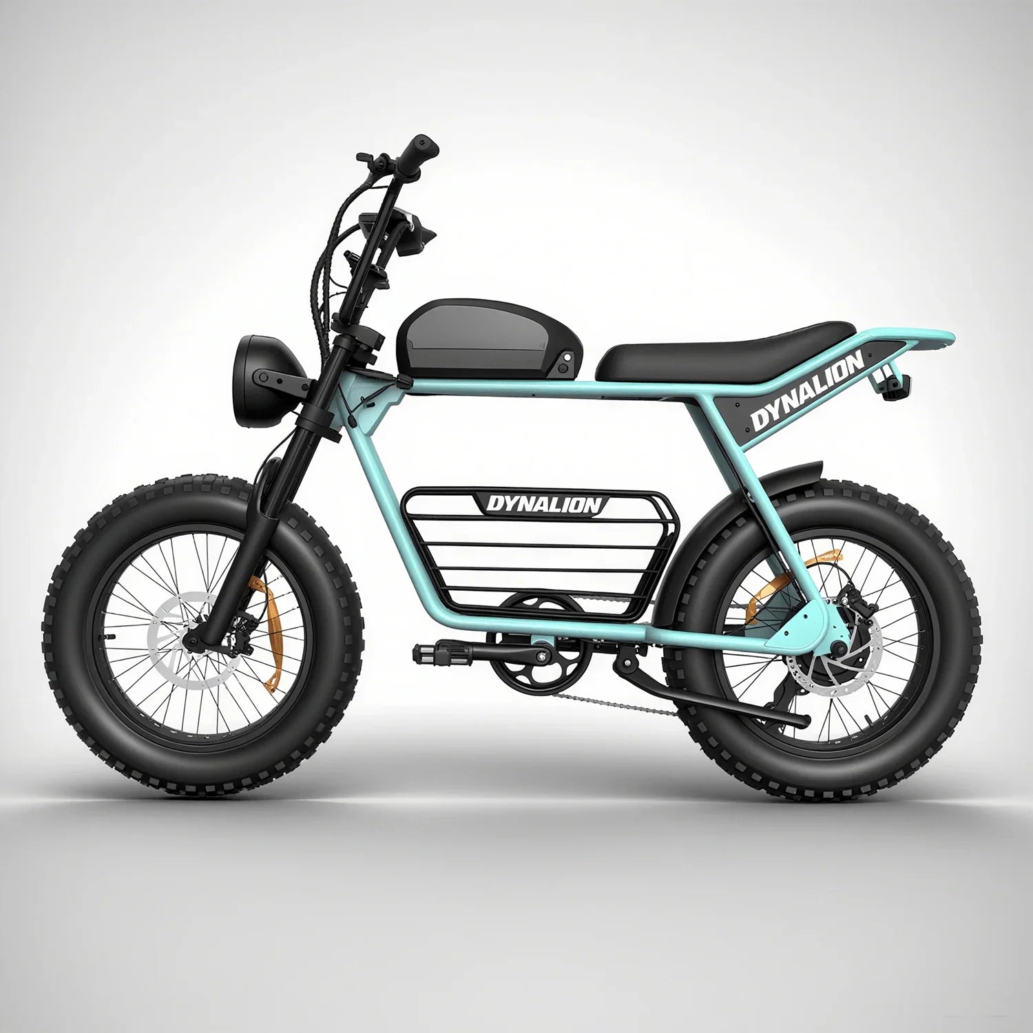 HKM-087827 48V Electric Mountain Bike with 7-Speed Gears, Aluminum Alloy Frame, and 1000W Motor, 20" Fat Tires