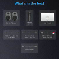 HKM-087891 Two-Way Active Hi-Fi Bookshelf Speakers for Home Audio and Gaming