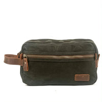 HKM-087955 Unisex Portable Canvas Travel Toiletry and Cosmetic Storage Bag