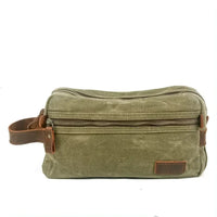 HKM-087955 Unisex Portable Canvas Travel Toiletry and Cosmetic Storage Bag