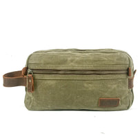 HKM-087955 Unisex Portable Canvas Travel Toiletry and Cosmetic Storage Bag