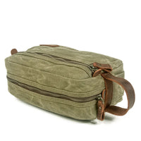 HKM-087955 Unisex Portable Canvas Travel Toiletry and Cosmetic Storage Bag