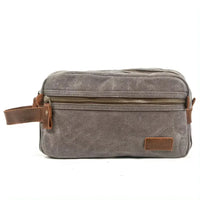 HKM-087955 Unisex Portable Canvas Travel Toiletry and Cosmetic Storage Bag