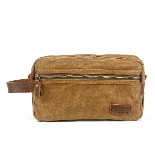 HKM-087955 Unisex Portable Canvas Travel Toiletry and Cosmetic Storage Bag
